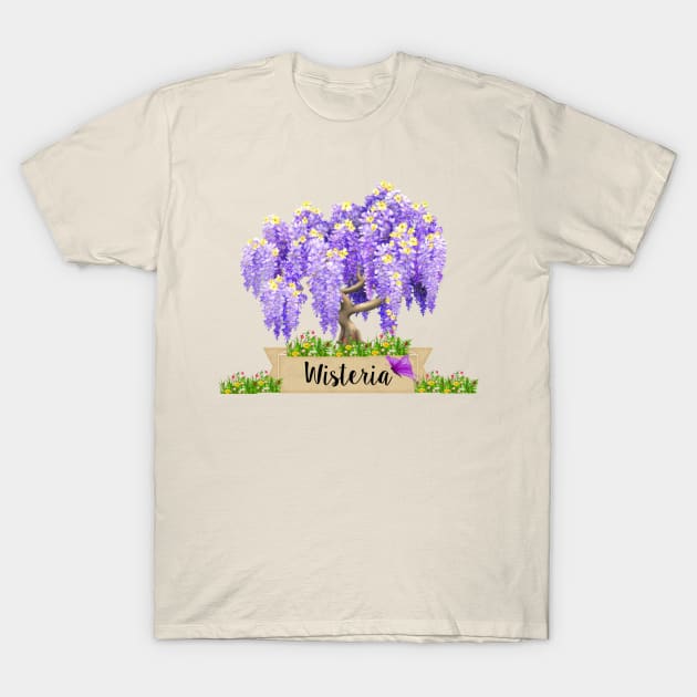 Wisteria T-Shirt by Primigenia